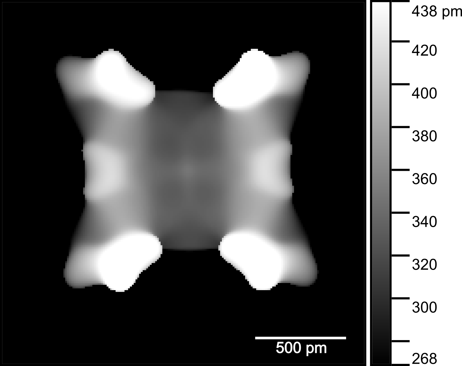 A constant force simulation of ZnTPP on Au<111>